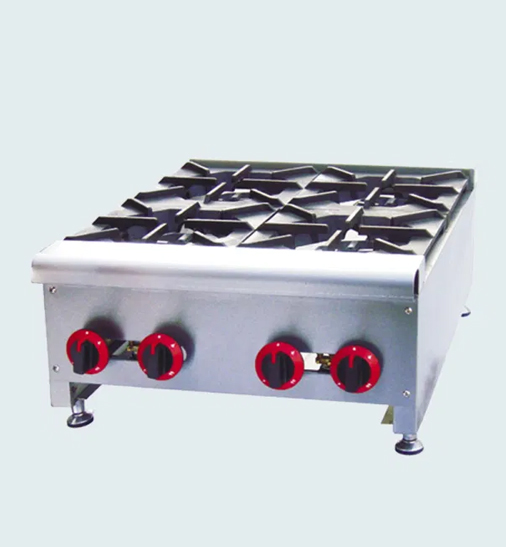 stainless steel gas four burner cooker countertop model for sale in sri lanka