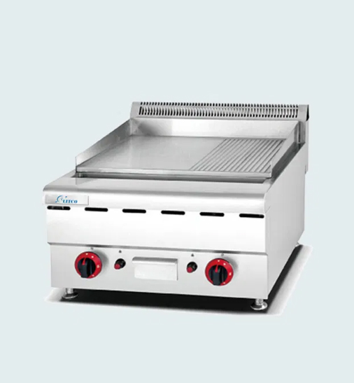 stainless steel char griddle groove and flat plate for sale in sri lanka
