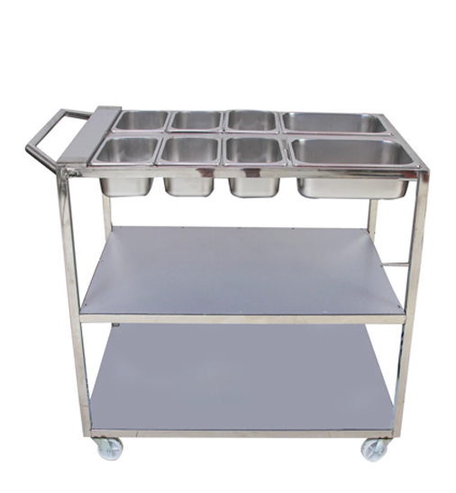 stainless steel spicy movable trolley for sale in sri lanka