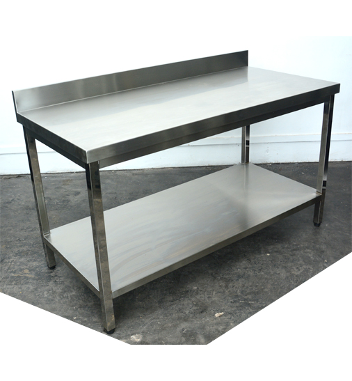 stainless steel preparation table with under shelf for sale in sri lanka